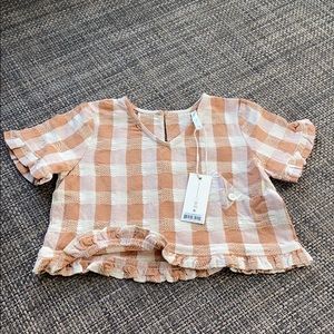 Rylee and Cru NWT Rory top cinnamon